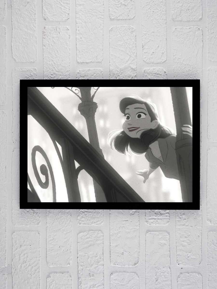 Paperman Film Tablo Siyah Çerçeveli Film Poster Afiş Tablo