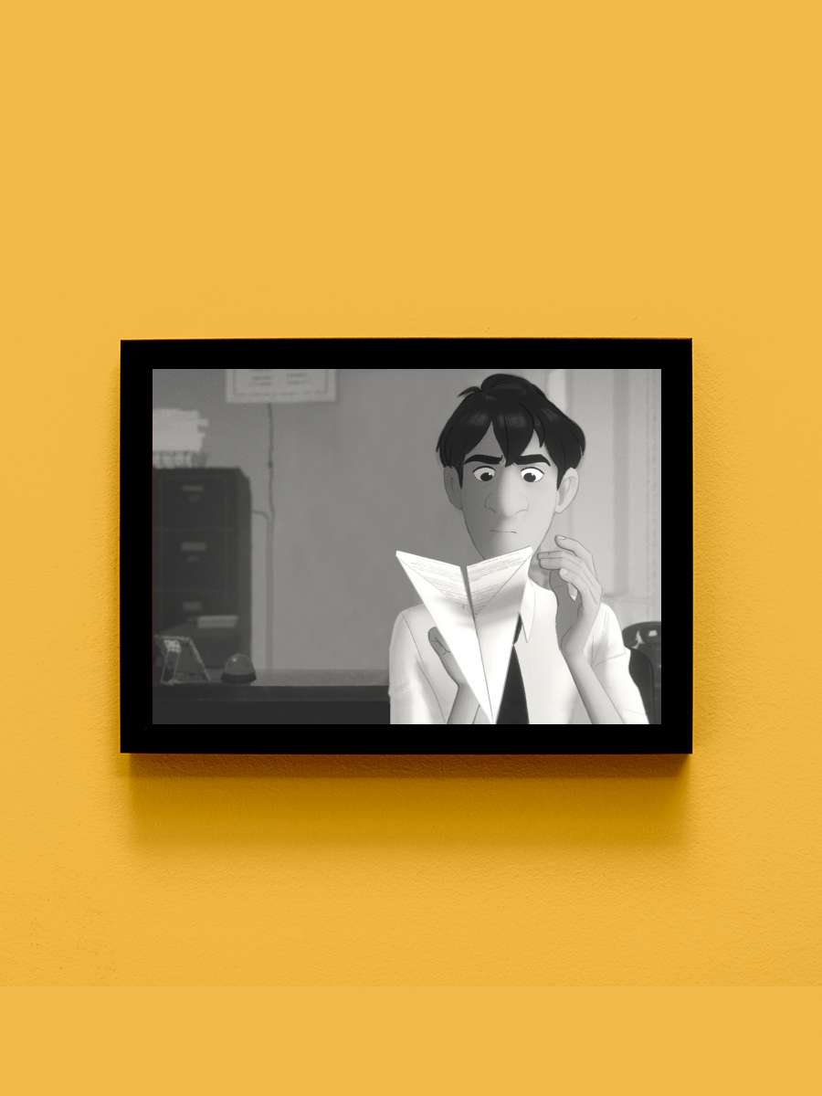 Paperman Film Tablo Siyah Çerçeveli Film Poster Afiş Tablo