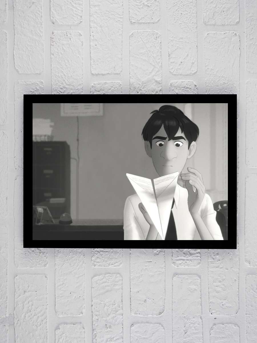 Paperman Film Tablo Siyah Çerçeveli Film Poster Afiş Tablo