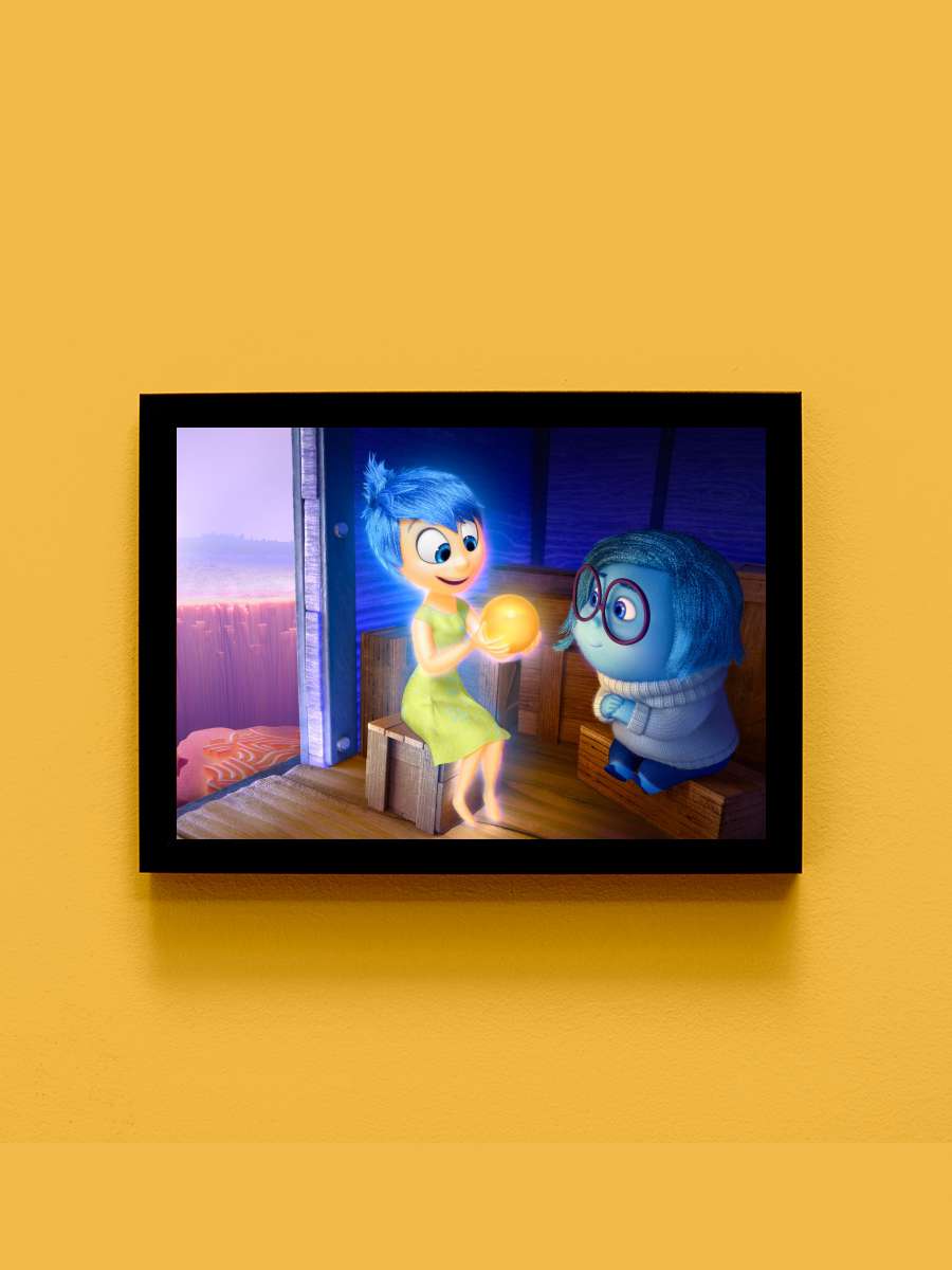 Ters Yüz - Inside Out Film Tablo Siyah Çerçeveli Film Poster Afiş Tablo