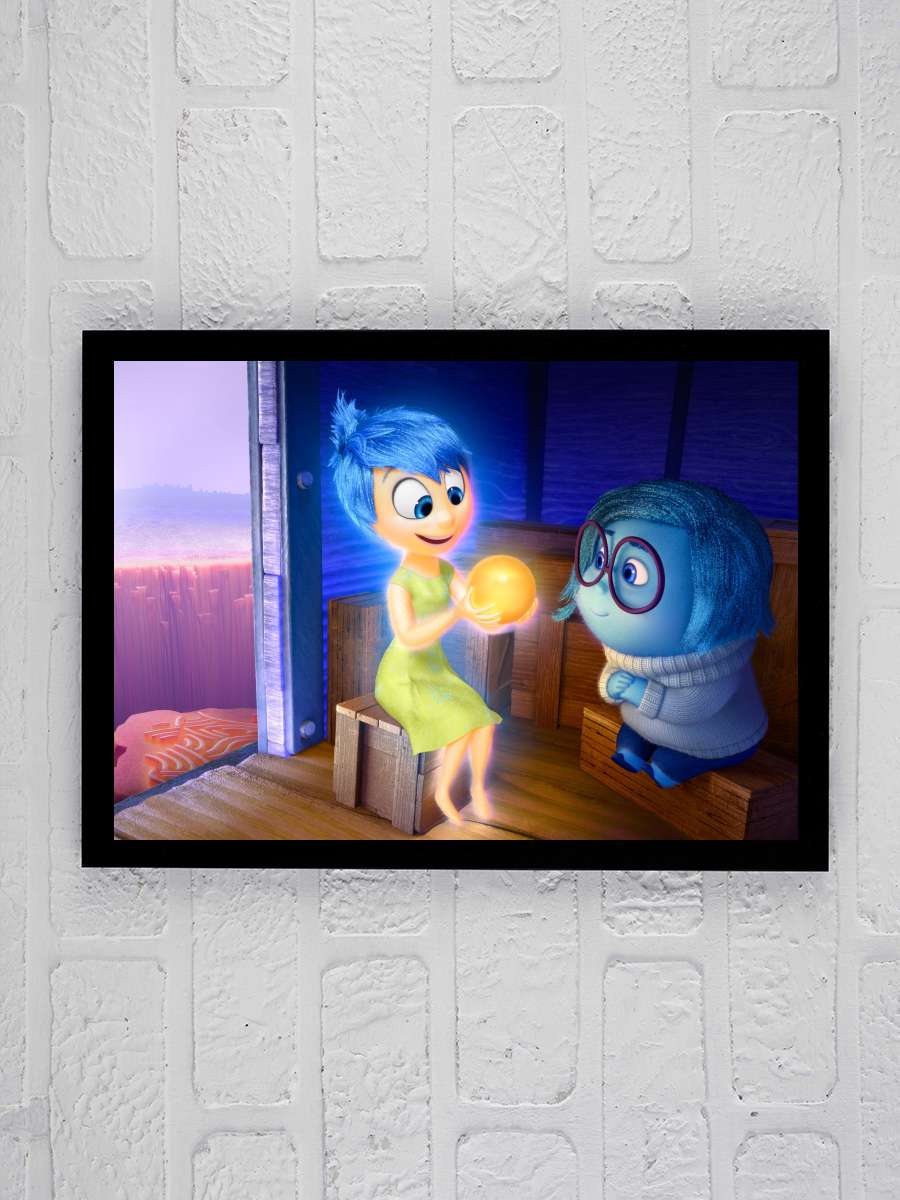 Ters Yüz - Inside Out Film Tablo Siyah Çerçeveli Film Poster Afiş Tablo