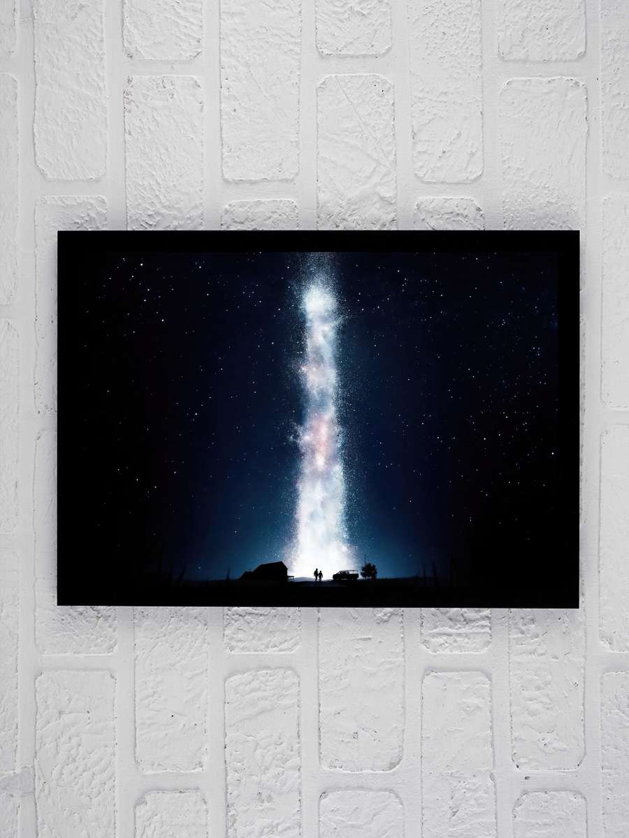 Yıldızlararası - Interstellar Film Tablo Siyah Çerçeveli Film Poster Afiş Tablo