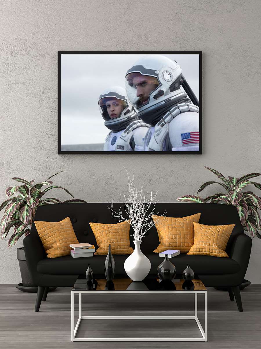 Yıldızlararası - Interstellar Film Tablo Siyah Çerçeveli Film Poster Afiş Tablo