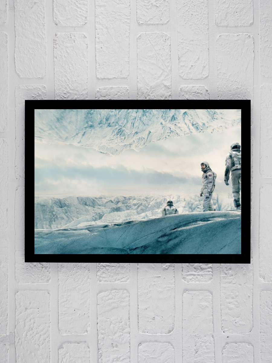 Yıldızlararası - Interstellar Film Tablo Siyah Çerçeveli Film Poster Afiş Tablo