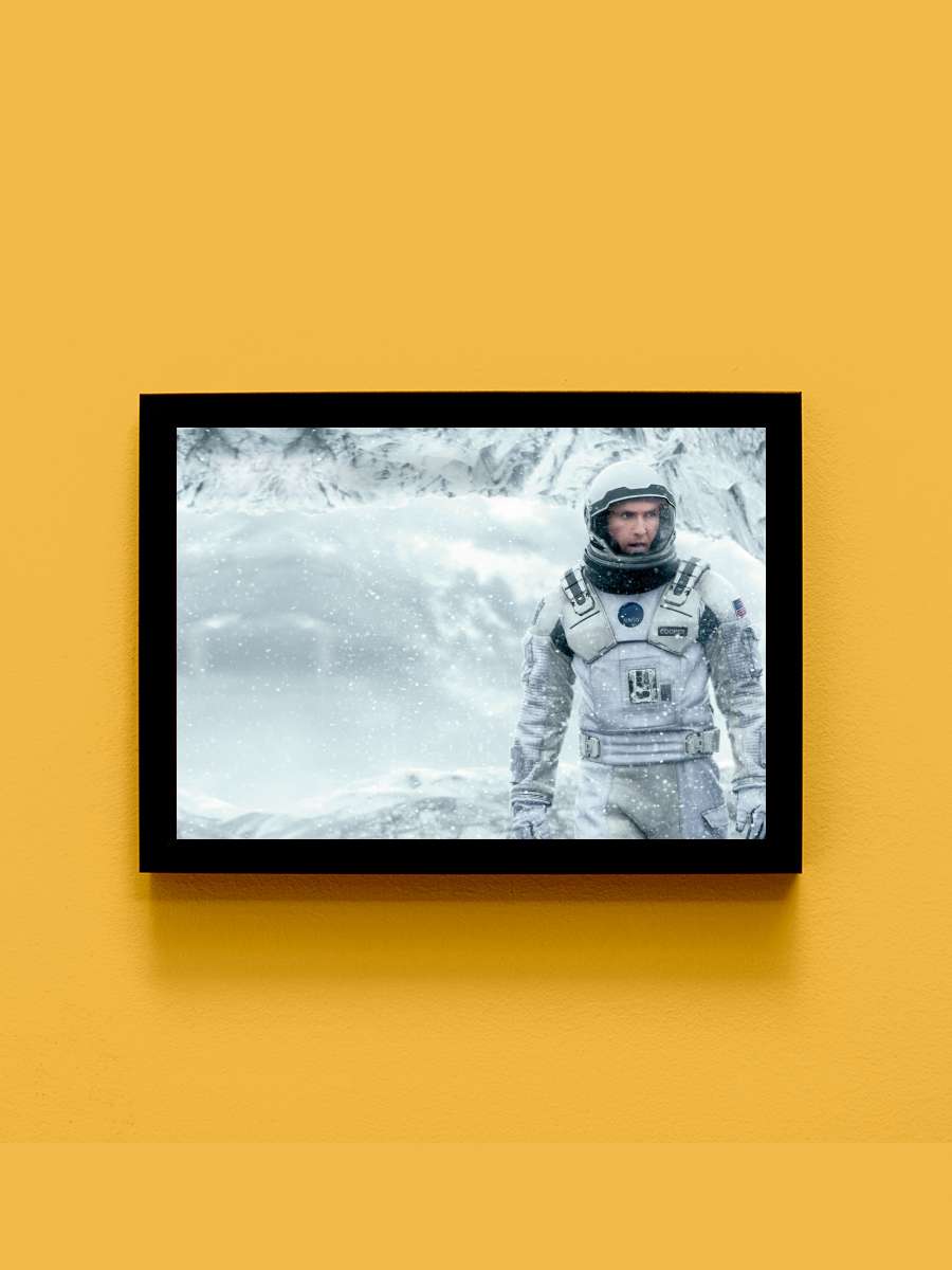 Yıldızlararası - Interstellar Film Tablo Siyah Çerçeveli Film Poster Afiş Tablo