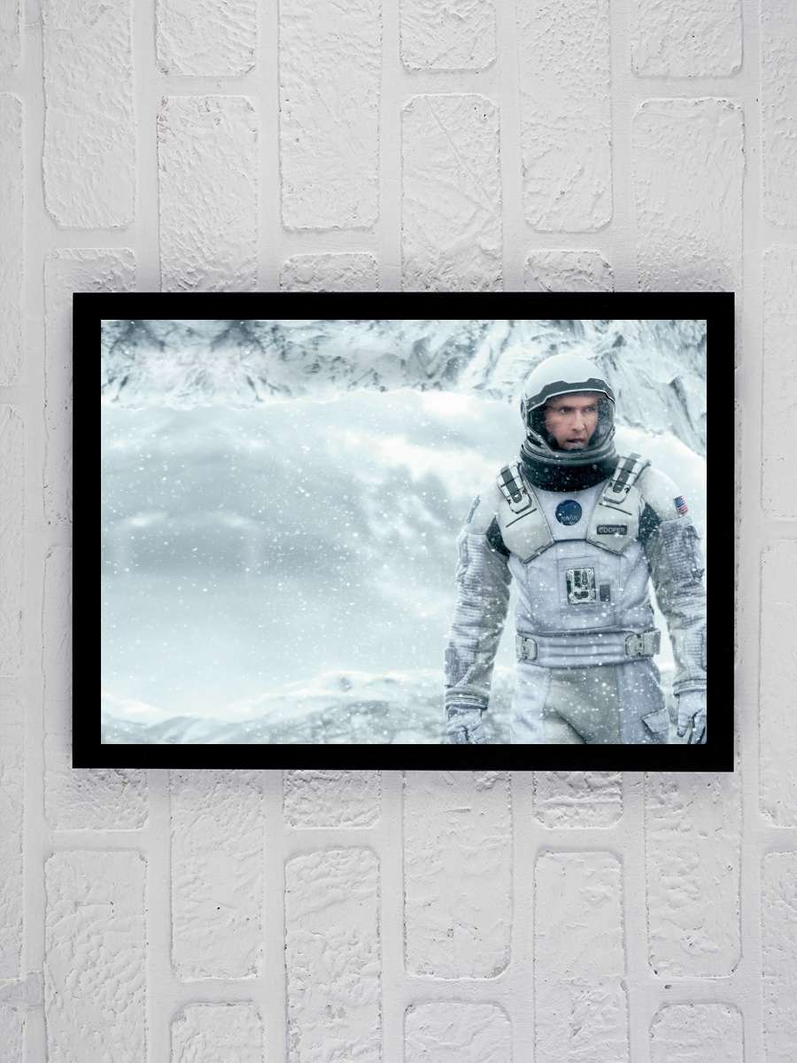 Yıldızlararası - Interstellar Film Tablo Siyah Çerçeveli Film Poster Afiş Tablo