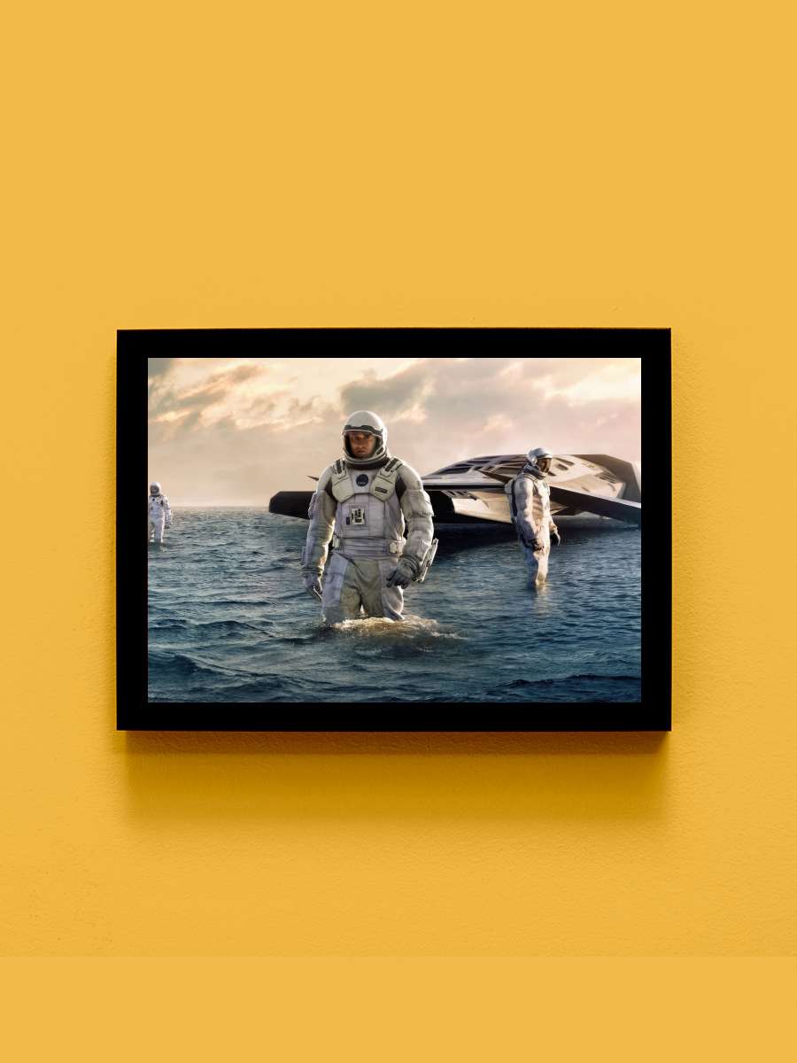 Yıldızlararası - Interstellar Film Tablo Siyah Çerçeveli Film Poster Afiş Tablo