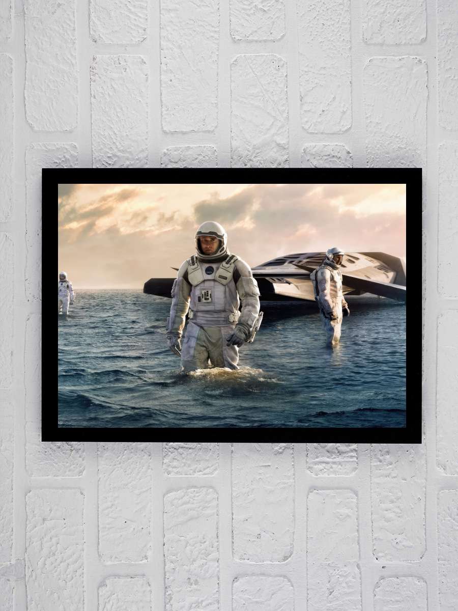 Yıldızlararası - Interstellar Film Tablo Siyah Çerçeveli Film Poster Afiş Tablo