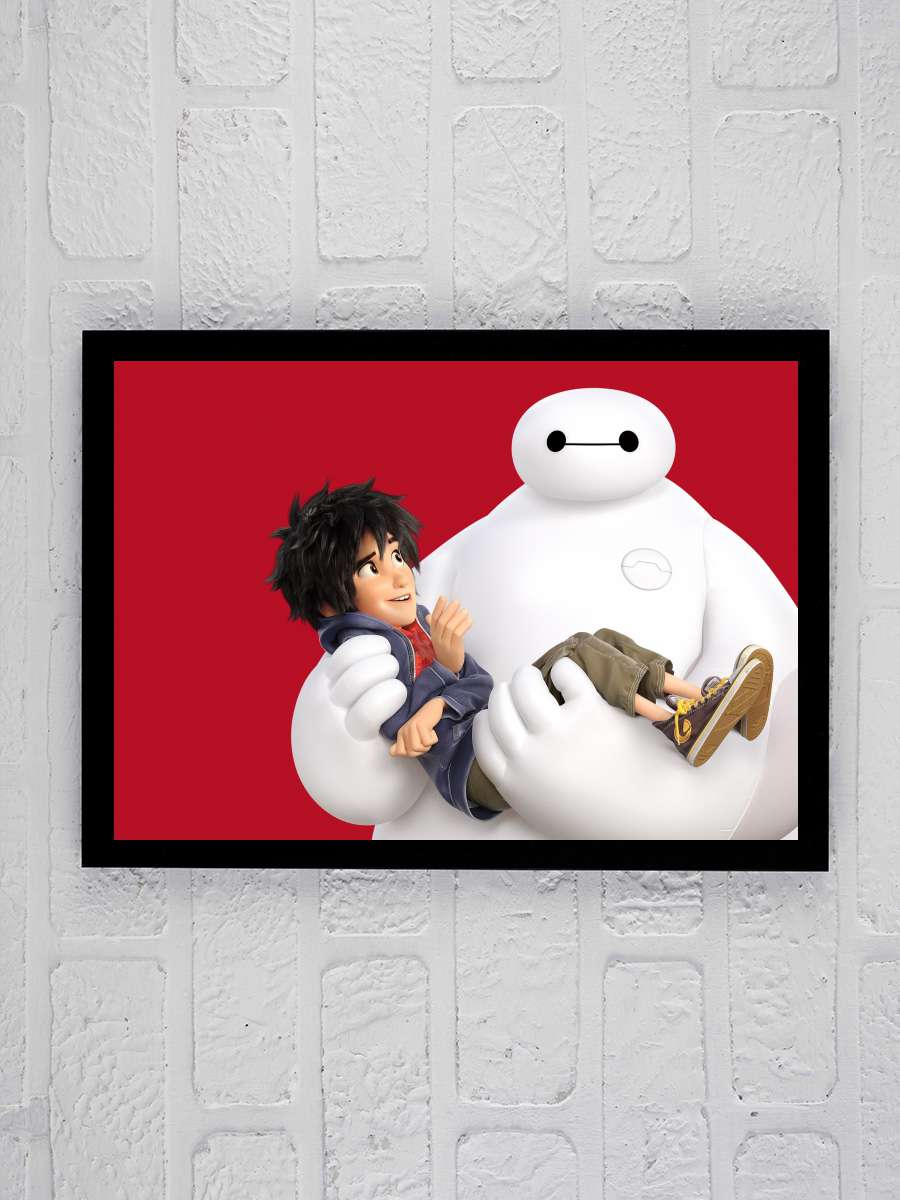 6 Süper Kahraman - Big Hero 6 Film Tablo Siyah Çerçeveli Film Poster Afiş Tablo