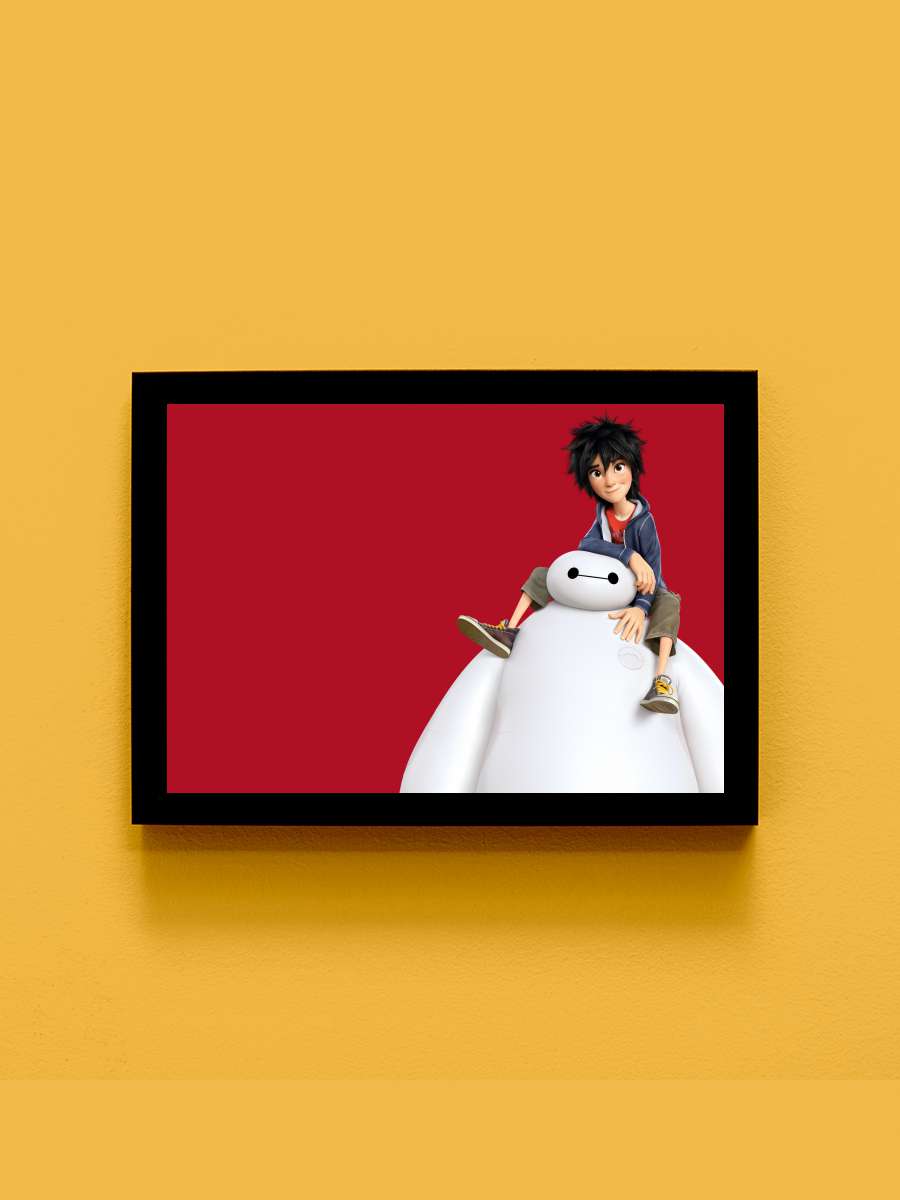 6 Süper Kahraman - Big Hero 6 Film Tablo Siyah Çerçeveli Film Poster Afiş Tablo