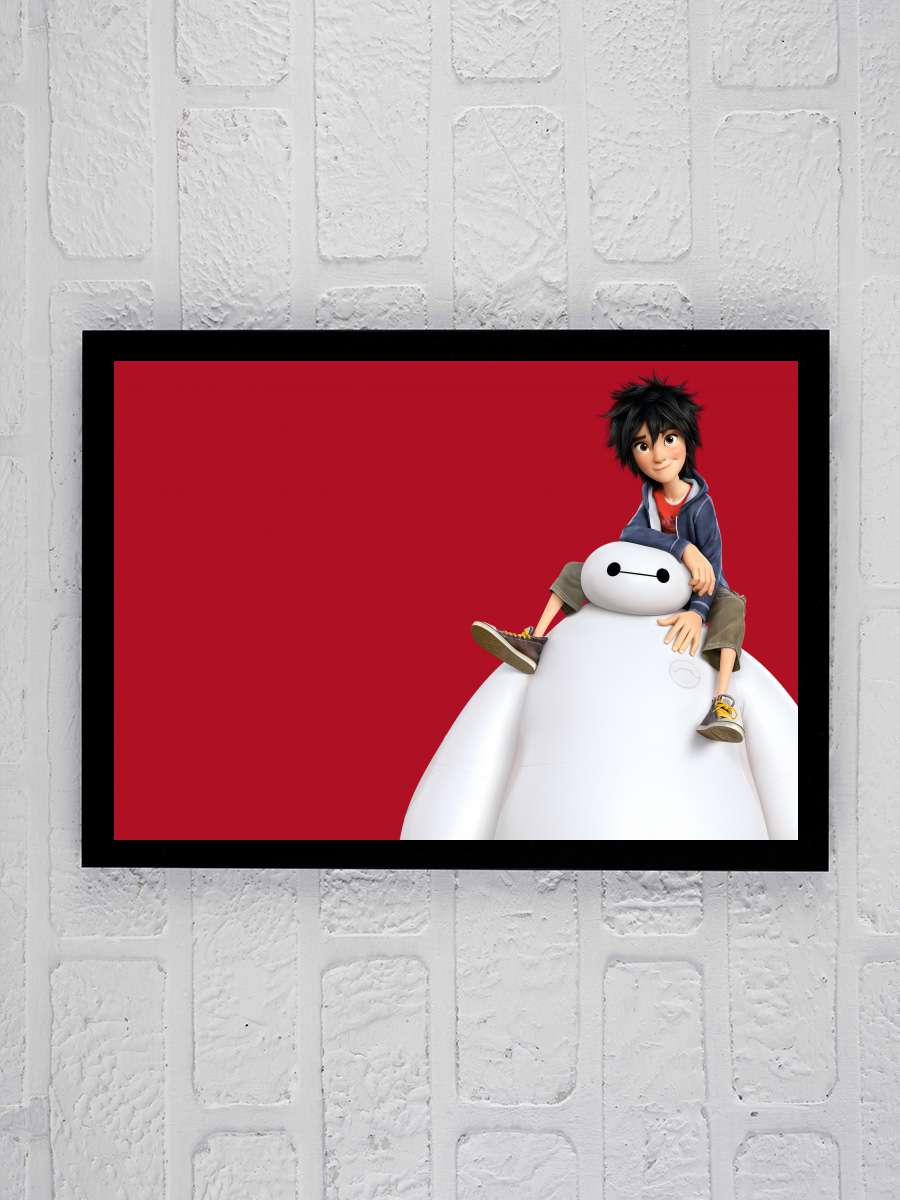 6 Süper Kahraman - Big Hero 6 Film Tablo Siyah Çerçeveli Film Poster Afiş Tablo