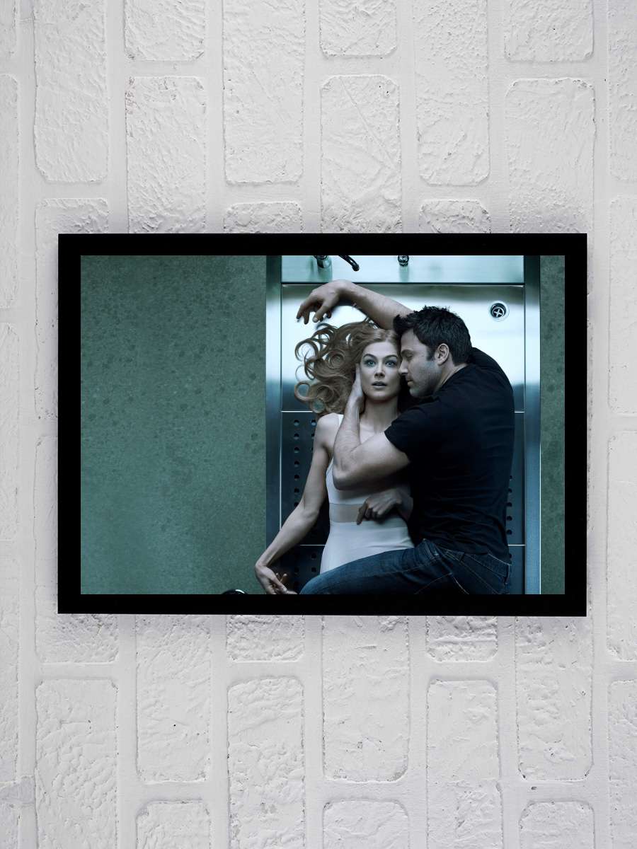 Kayıp Kız - Gone Girl Film Tablo Siyah Çerçeveli Film Poster Afiş Tablo