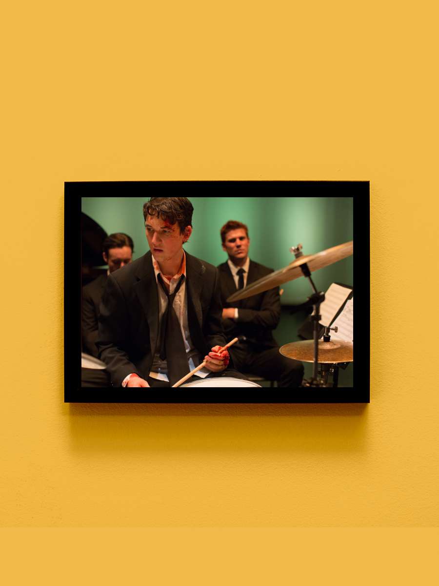 Whiplash Film Tablo Siyah Çerçeveli Film Poster Afiş Tablo