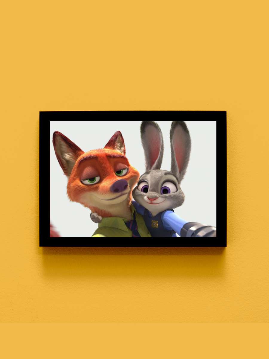 Zootropolis: Hayvanlar Şehri - Zootopia Film Tablo Siyah Çerçeveli Film Poster Afiş Tablo