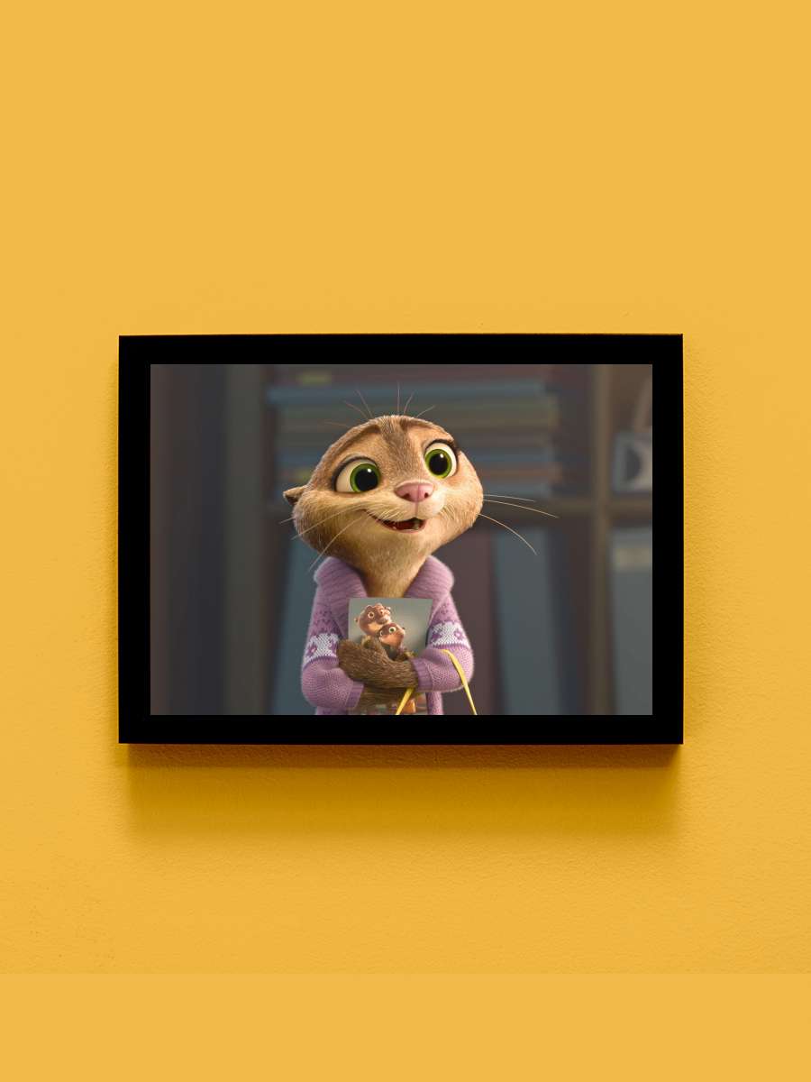 Zootropolis: Hayvanlar Şehri - Zootopia Film Tablo Siyah Çerçeveli Film Poster Afiş Tablo