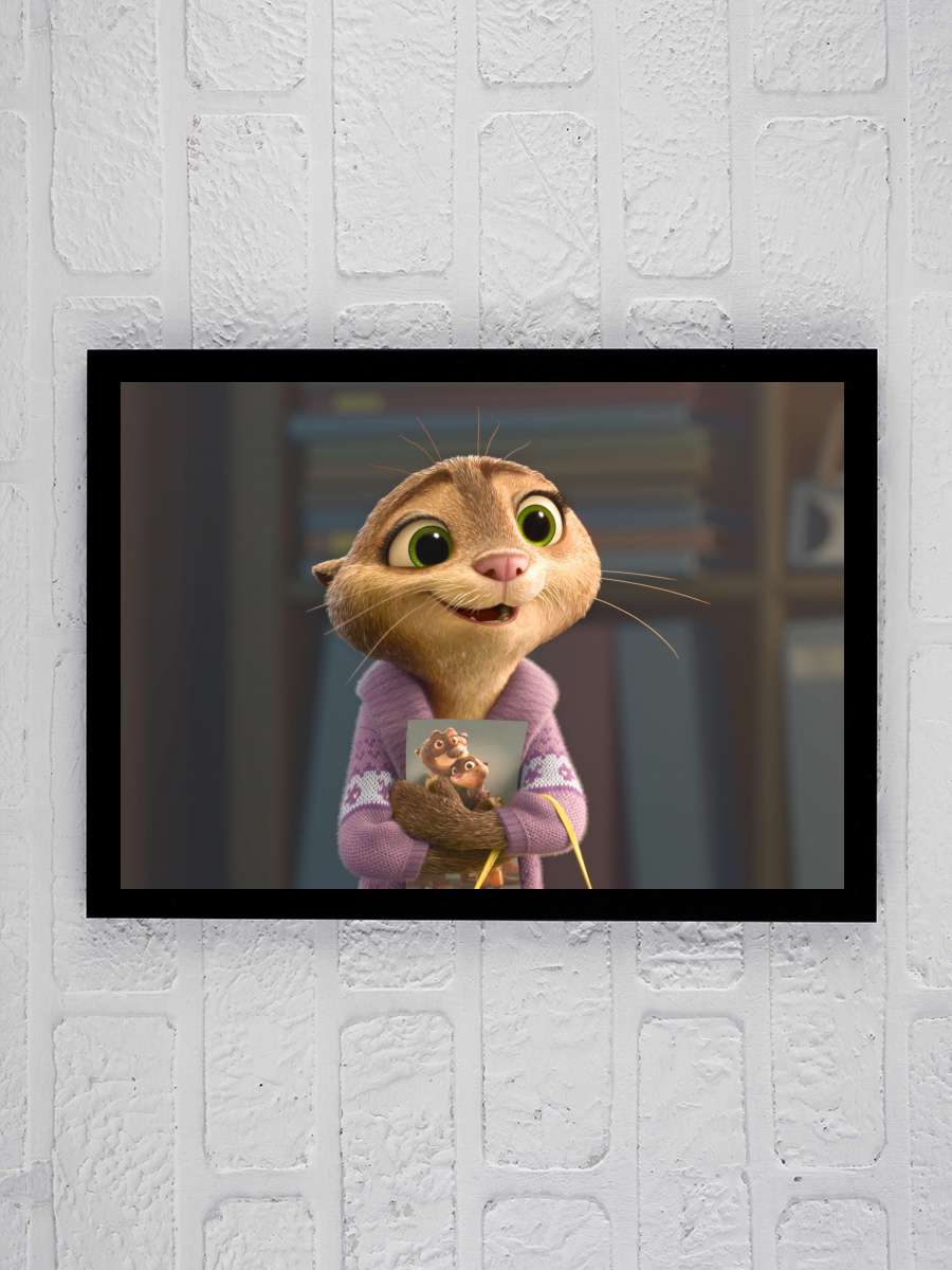 Zootropolis: Hayvanlar Şehri - Zootopia Film Tablo Siyah Çerçeveli Film Poster Afiş Tablo