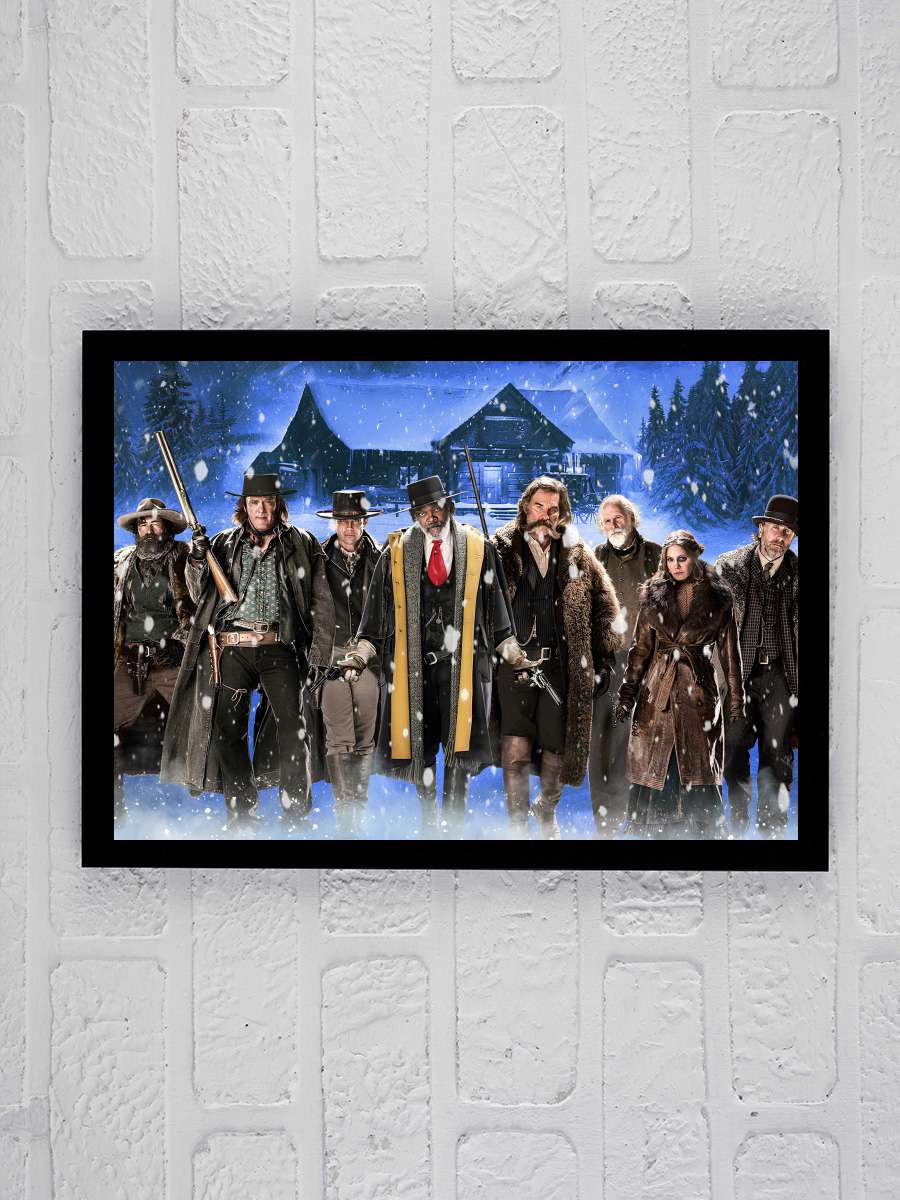 The Hateful Eight Film Tablo Siyah Çerçeveli Film Poster Afiş Tablo