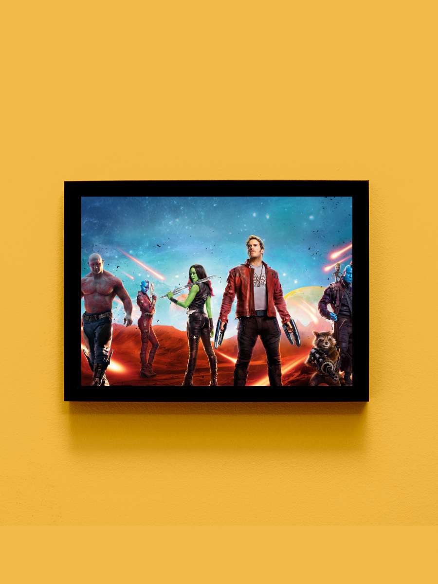 Galaksinin Koruyucuları 2 - Guardians of the Galaxy Vol. 2 Film Tablo Siyah Çerçeveli Film Poster Afiş Tablo