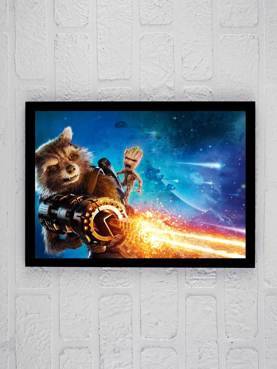 Galaksinin Koruyucuları 2 - Guardians of the Galaxy Vol. 2 Film Tablo Siyah Çerçeveli Film Poster Afiş Tablo