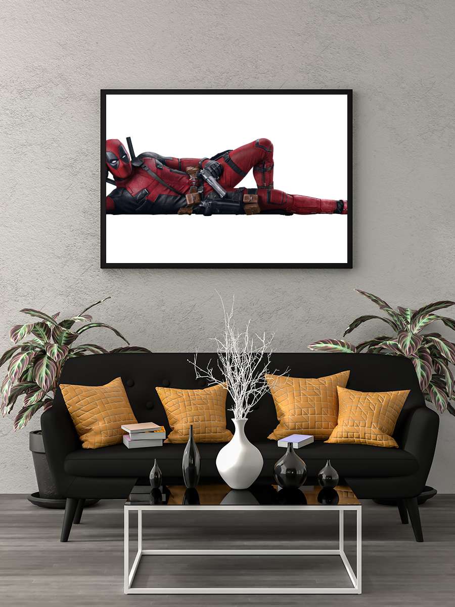 Deadpool Film Tablo Siyah Çerçeveli Film Poster Afiş Tablo