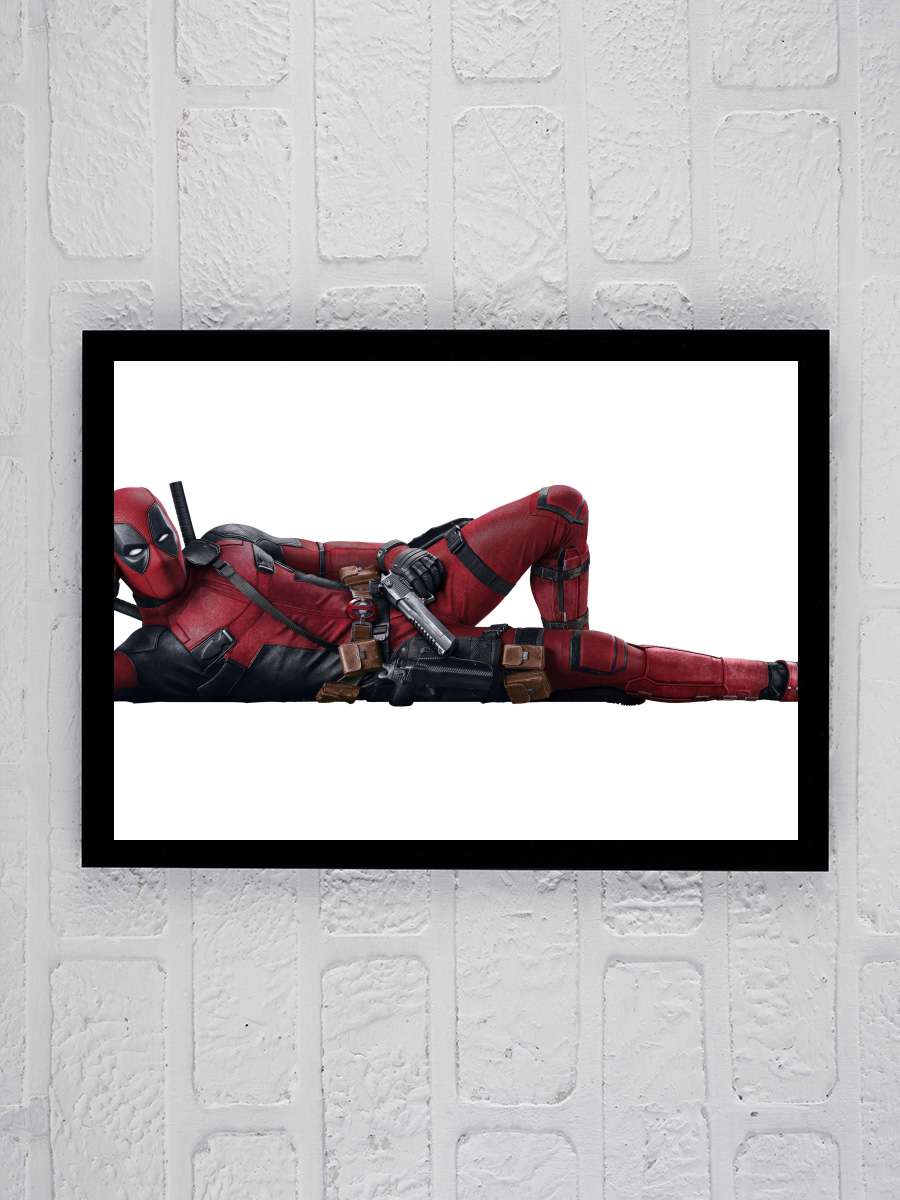 Deadpool Film Tablo Siyah Çerçeveli Film Poster Afiş Tablo