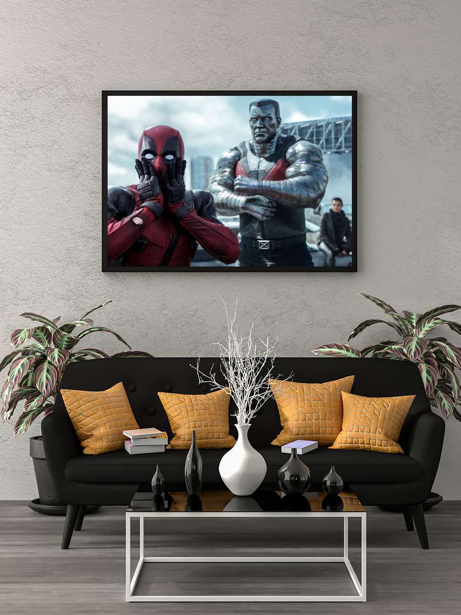 Deadpool Film Tablo Siyah Çerçeveli Film Poster Afiş Tablo