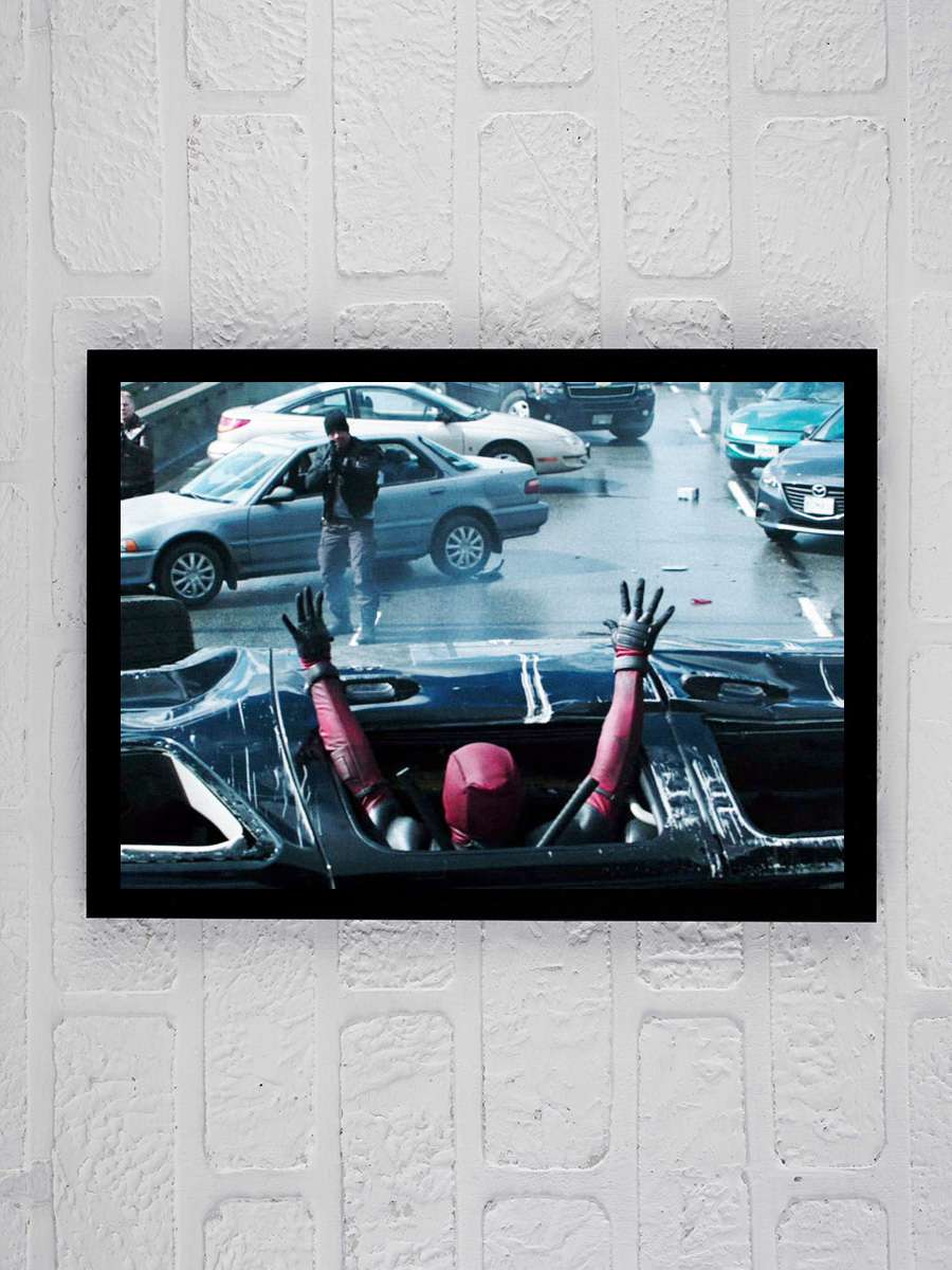 Deadpool Film Tablo Siyah Çerçeveli Film Poster Afiş Tablo