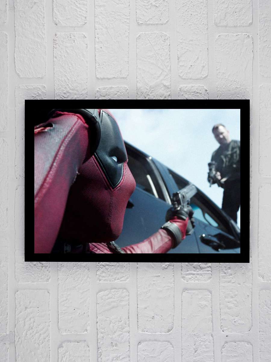 Deadpool Film Tablo Siyah Çerçeveli Film Poster Afiş Tablo