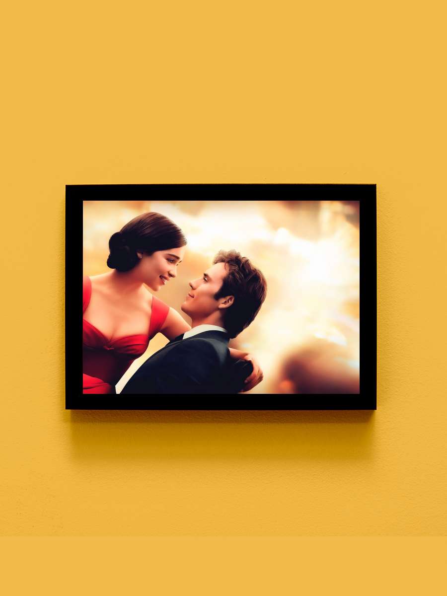 Senden Önce Ben - Me Before You Film Tablo Siyah Çerçeveli Film Poster Afiş Tablo