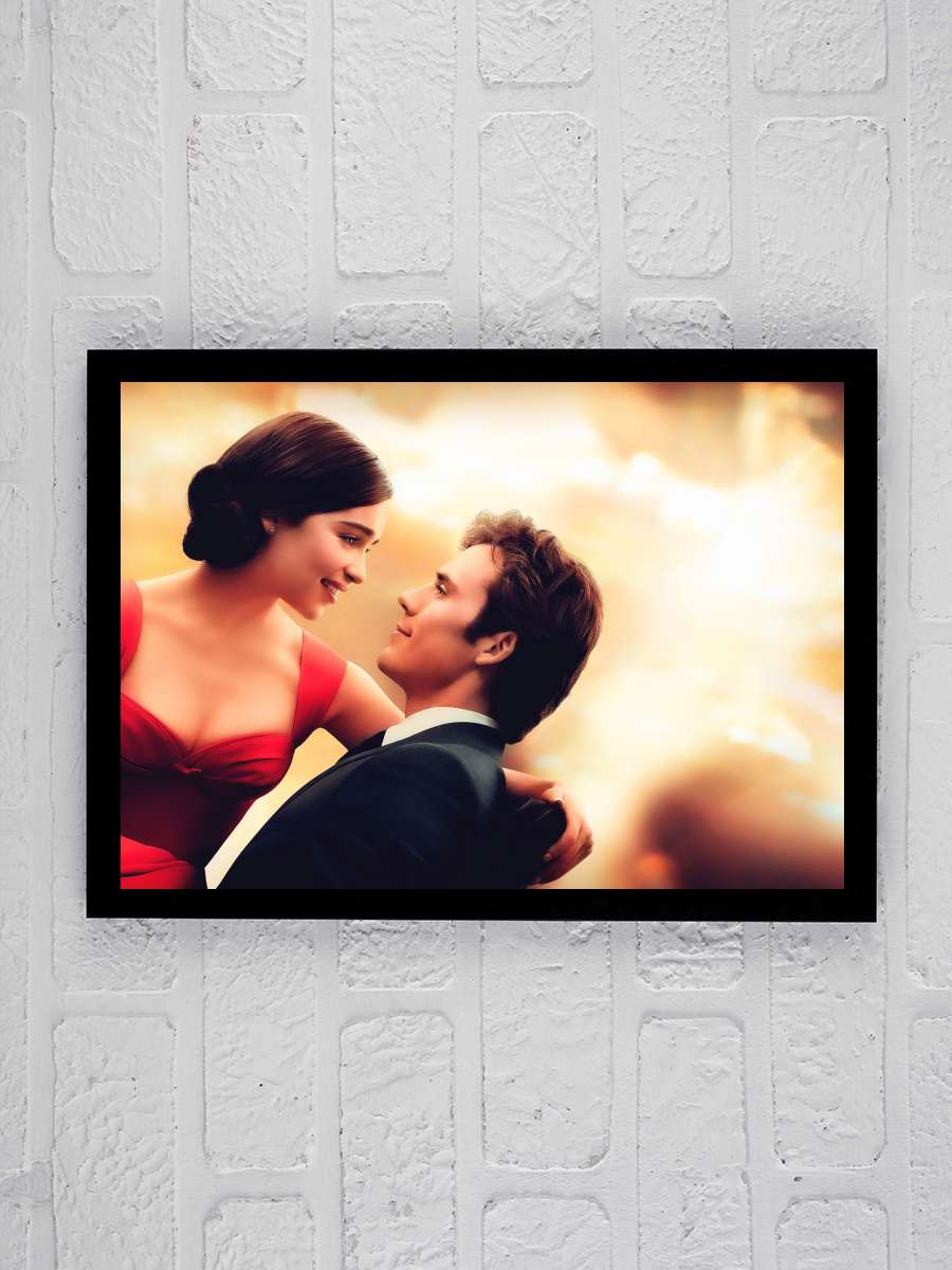 Senden Önce Ben - Me Before You Film Tablo Siyah Çerçeveli Film Poster Afiş Tablo