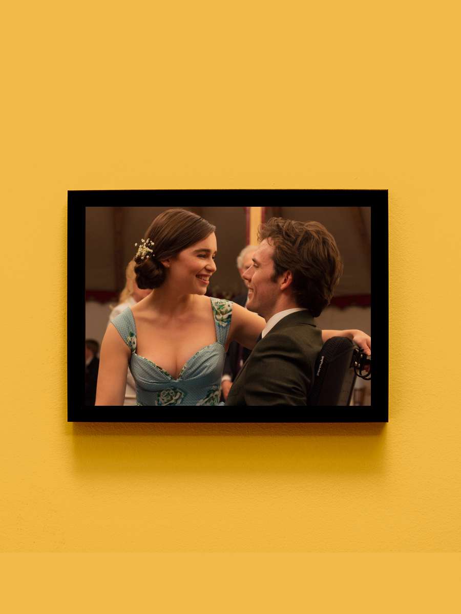 Senden Önce Ben - Me Before You Film Tablo Siyah Çerçeveli Film Poster Afiş Tablo