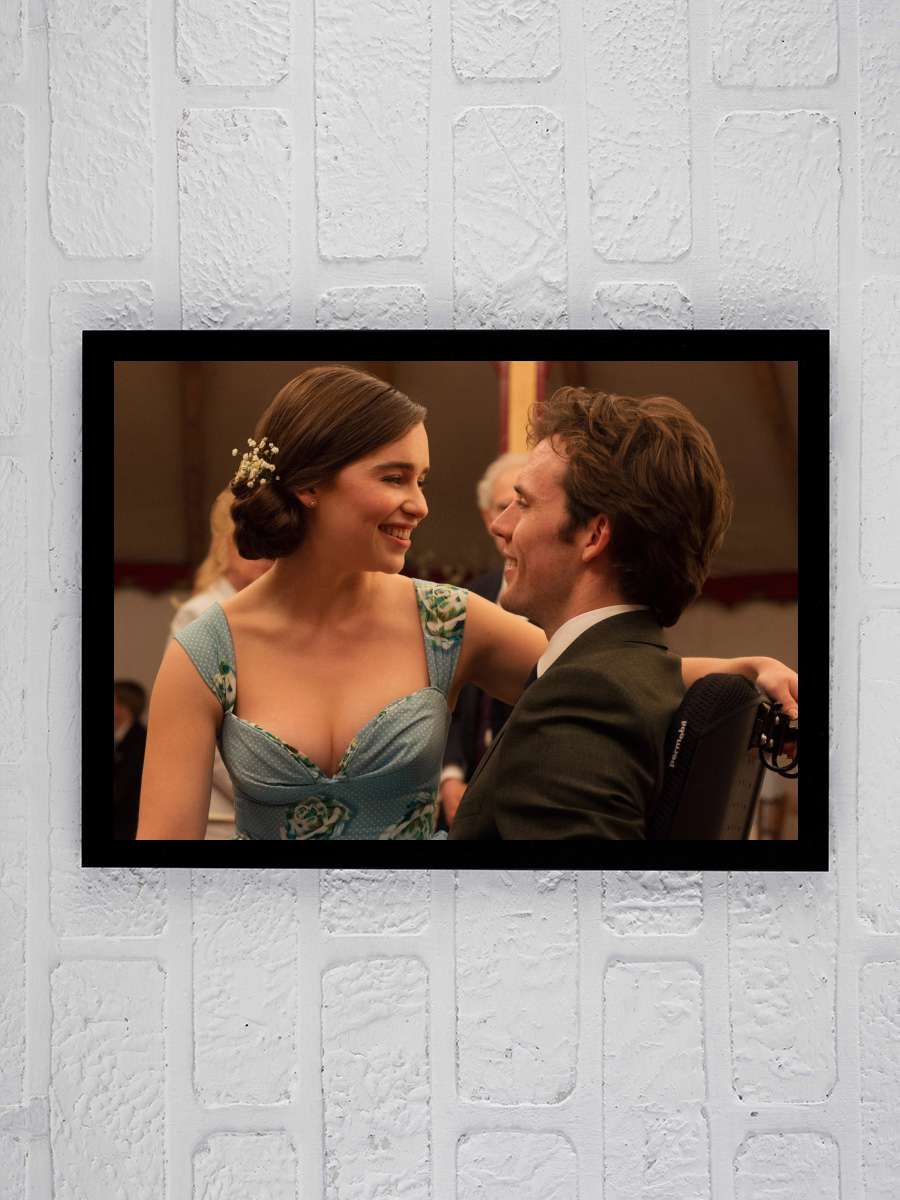 Senden Önce Ben - Me Before You Film Tablo Siyah Çerçeveli Film Poster Afiş Tablo