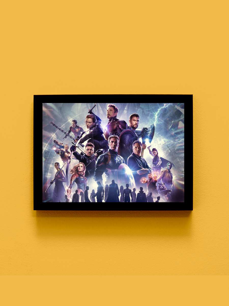 Avengers: Endgame Film Tablo Siyah Çerçeveli Film Poster Afiş Tablo