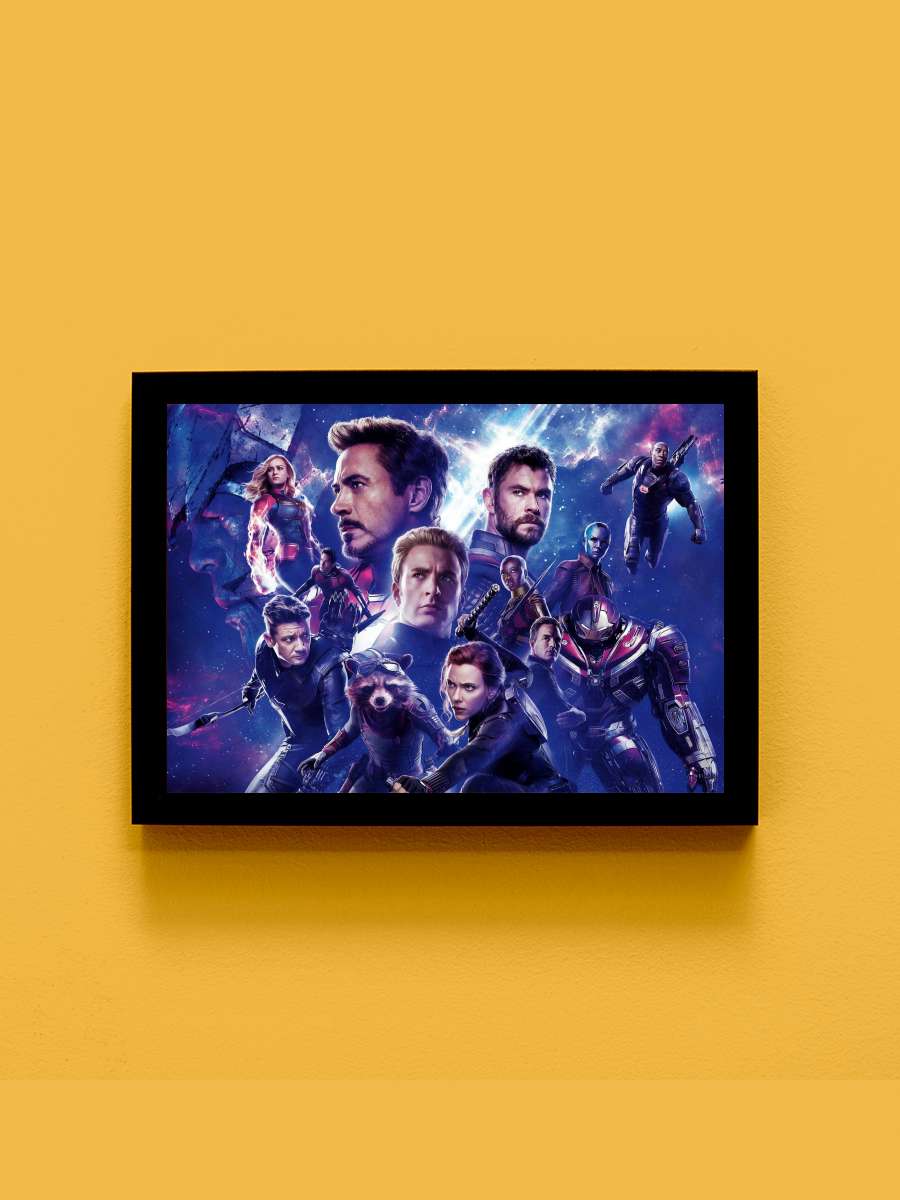 Avengers: Endgame Film Tablo Siyah Çerçeveli Film Poster Afiş Tablo