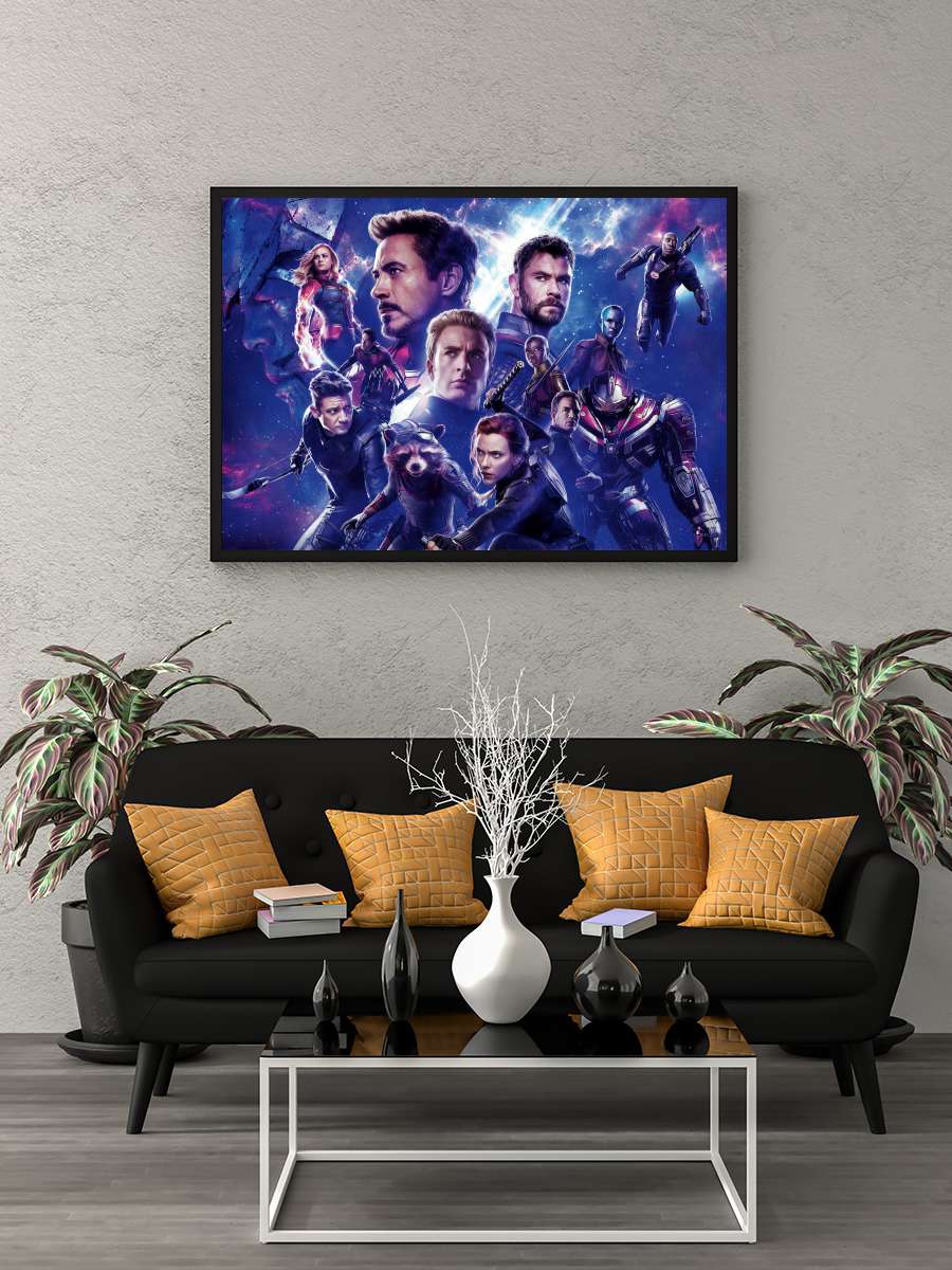 Avengers: Endgame Film Tablo Siyah Çerçeveli Film Poster Afiş Tablo