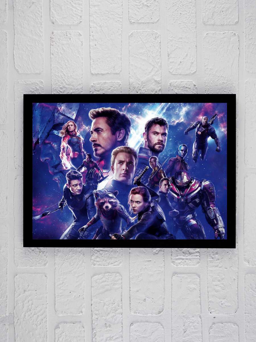 Avengers: Endgame Film Tablo Siyah Çerçeveli Film Poster Afiş Tablo