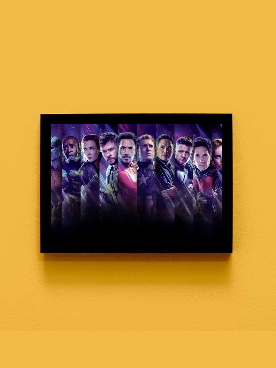 Avengers: Endgame Film Tablo Siyah Çerçeveli Film Poster Afiş Tablo