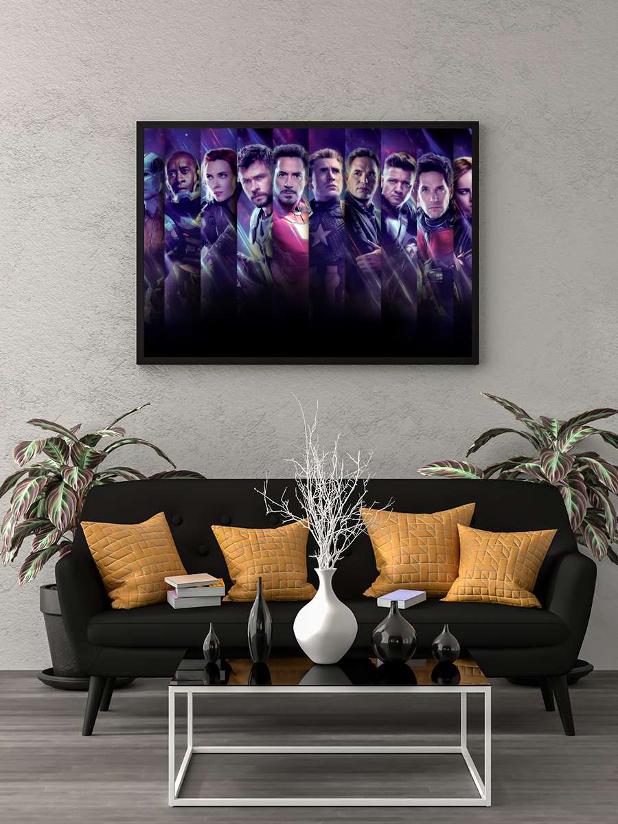 Avengers: Endgame Film Tablo Siyah Çerçeveli Film Poster Afiş Tablo