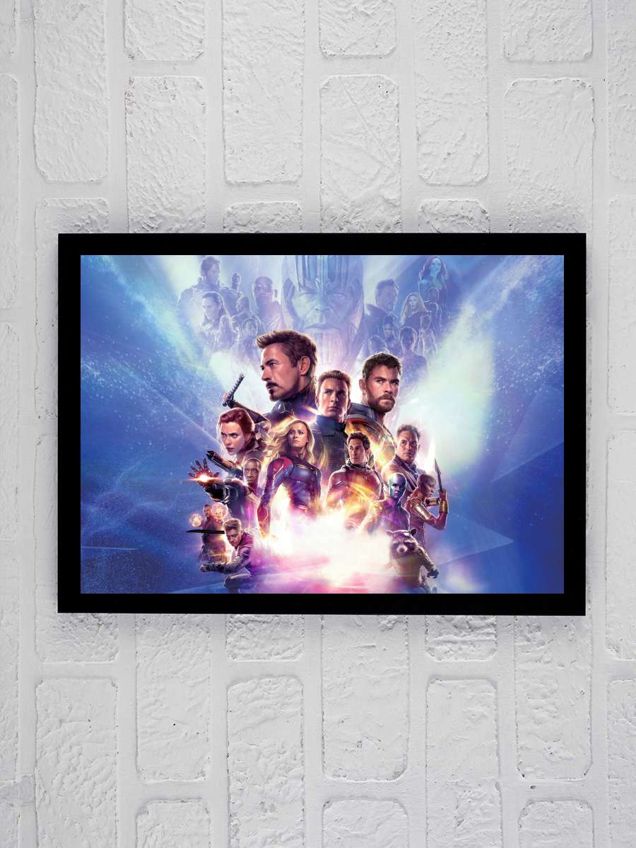 Avengers: Endgame Film Tablo Siyah Çerçeveli Film Poster Afiş Tablo