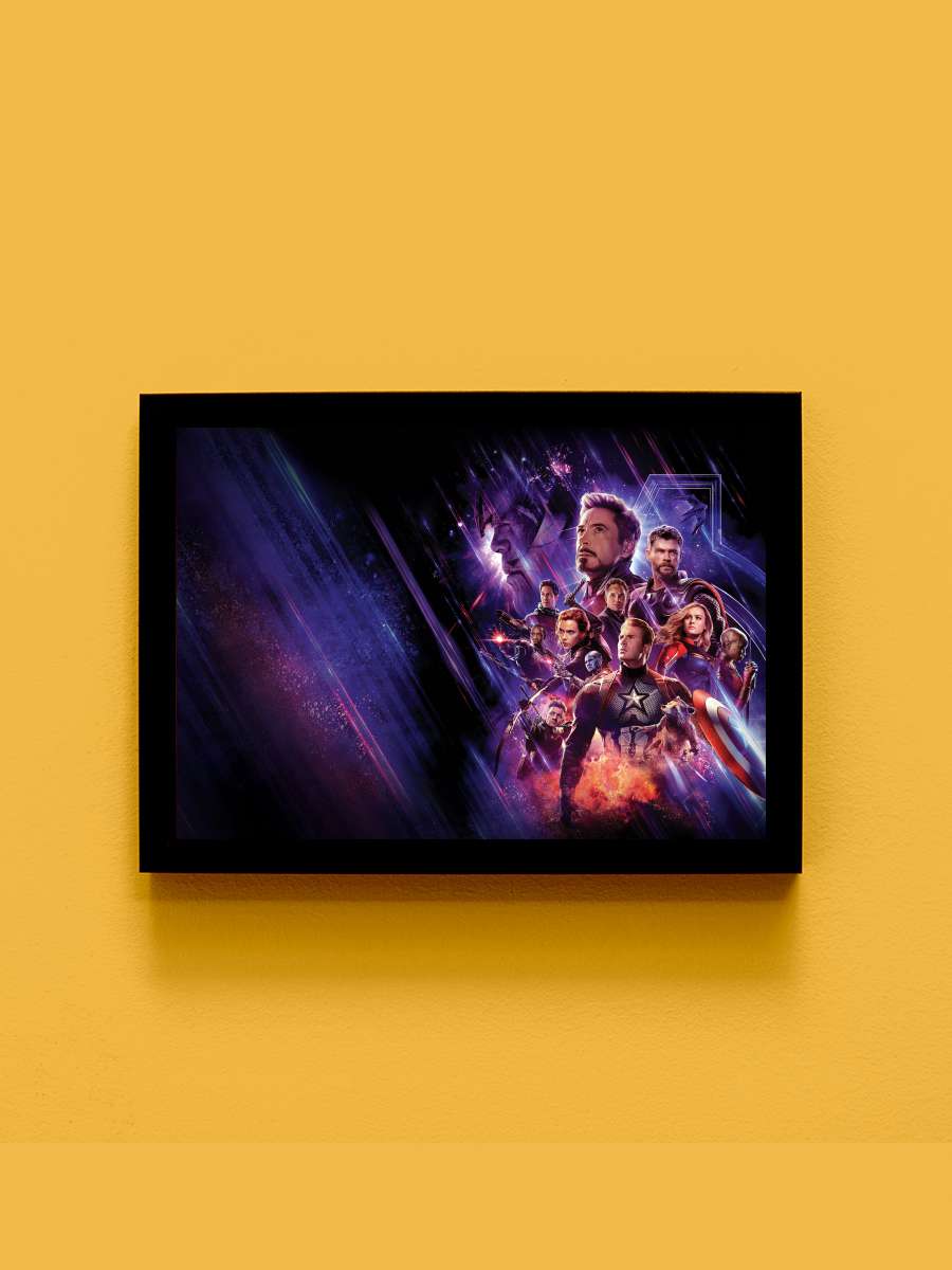 Avengers: Endgame Film Tablo Siyah Çerçeveli Film Poster Afiş Tablo