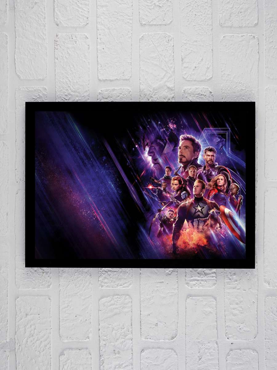 Avengers: Endgame Film Tablo Siyah Çerçeveli Film Poster Afiş Tablo