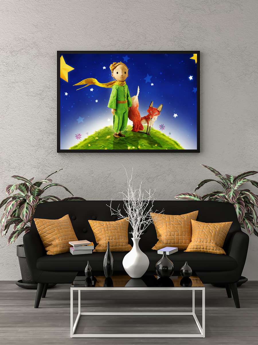 Küçük Prens - The Little Prince Film Tablo Siyah Çerçeveli Film Poster Afiş Tablo