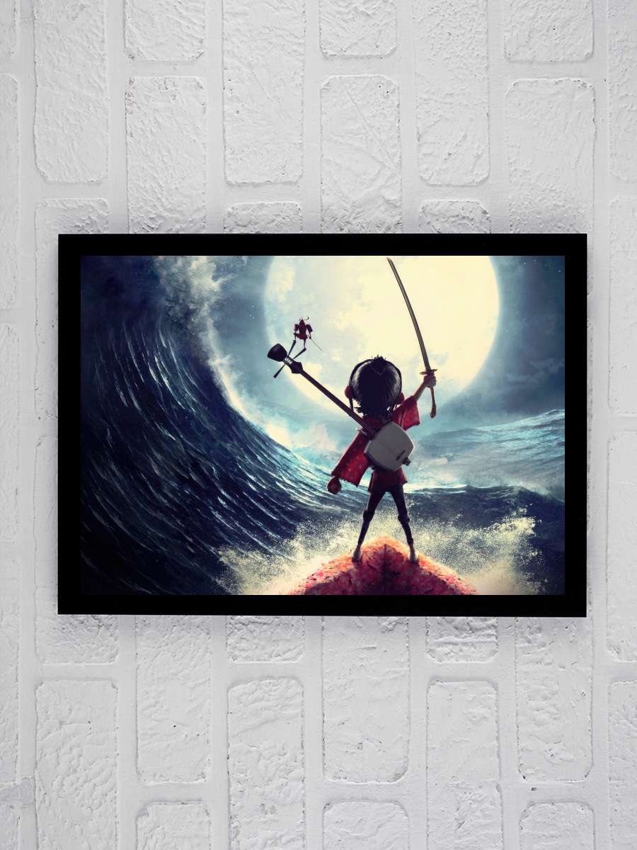 Kubo ve Sihirli Telleri - Kubo and the Two Strings Film Tablo Siyah Çerçeveli Film Poster Afiş Tablo