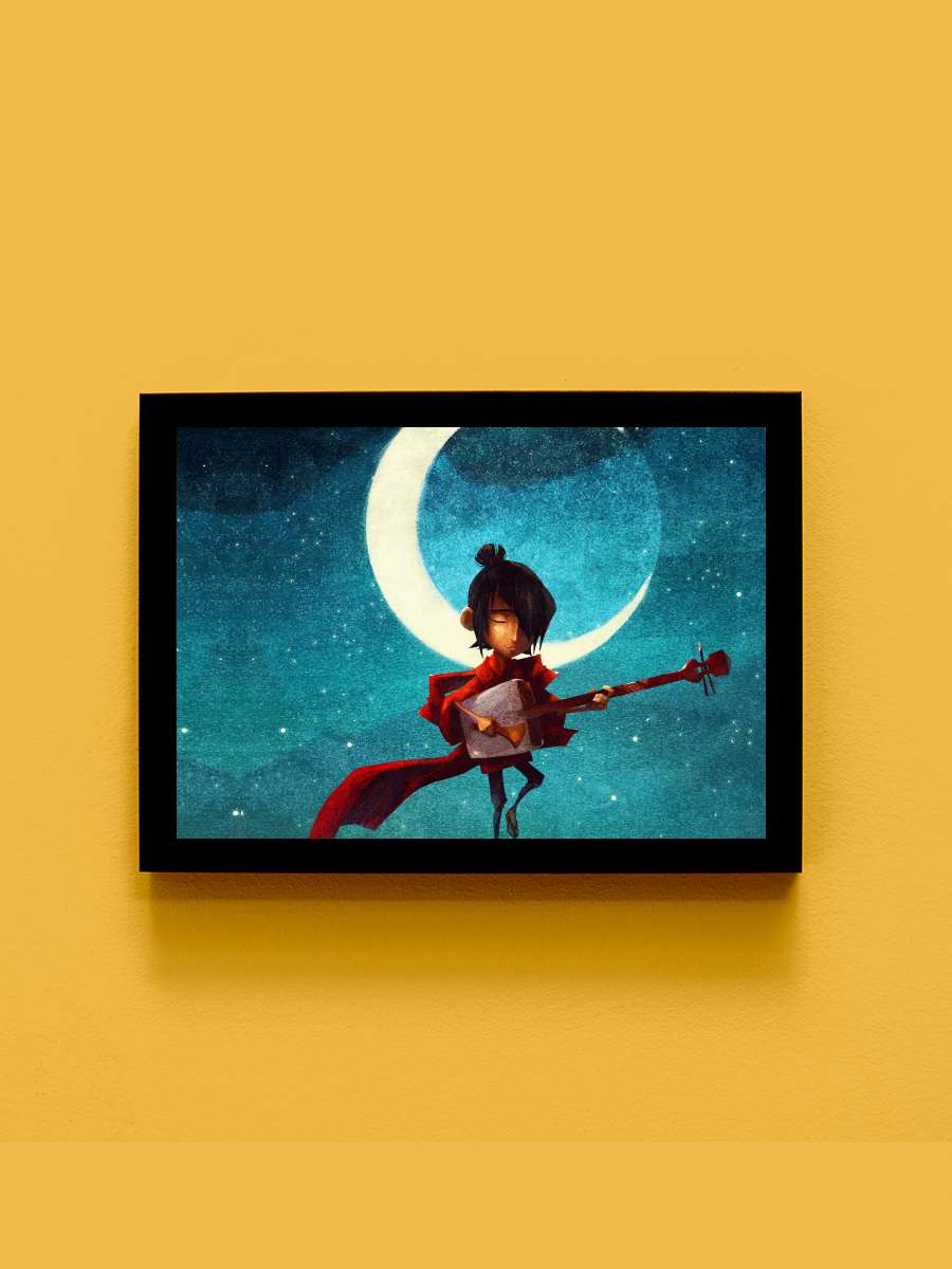 Kubo ve Sihirli Telleri - Kubo and the Two Strings Film Tablo Siyah Çerçeveli Film Poster Afiş Tablo