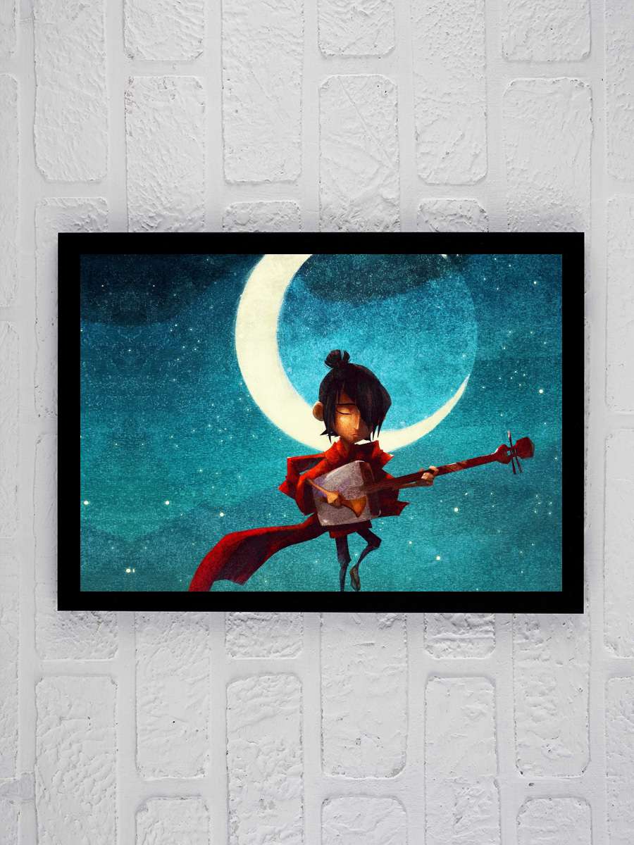 Kubo ve Sihirli Telleri - Kubo and the Two Strings Film Tablo Siyah Çerçeveli Film Poster Afiş Tablo