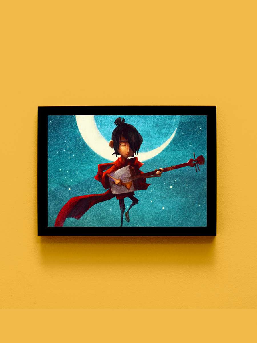 Kubo ve Sihirli Telleri - Kubo and the Two Strings Film Tablo Siyah Çerçeveli Film Poster Afiş Tablo