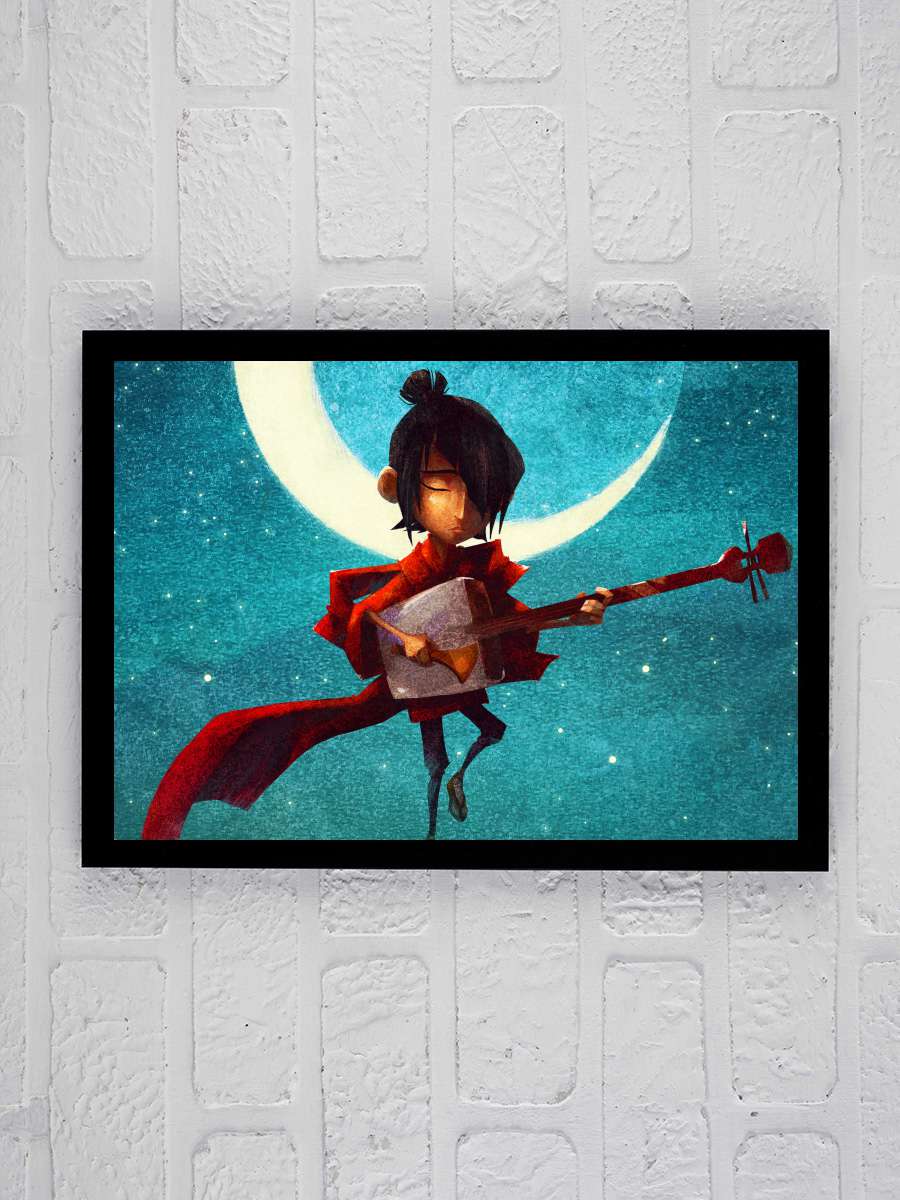 Kubo ve Sihirli Telleri - Kubo and the Two Strings Film Tablo Siyah Çerçeveli Film Poster Afiş Tablo