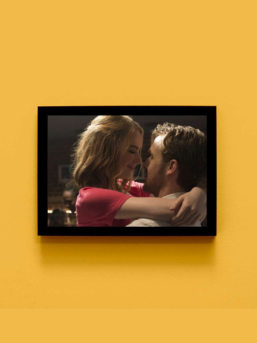 Aşıklar Şehri - La La Land Film Tablo Siyah Çerçeveli Film Poster Afiş Tablo