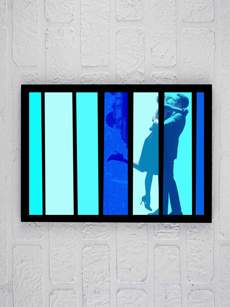 Aşıklar Şehri - La La Land Film Tablo Siyah Çerçeveli Film Poster Afiş Tablo