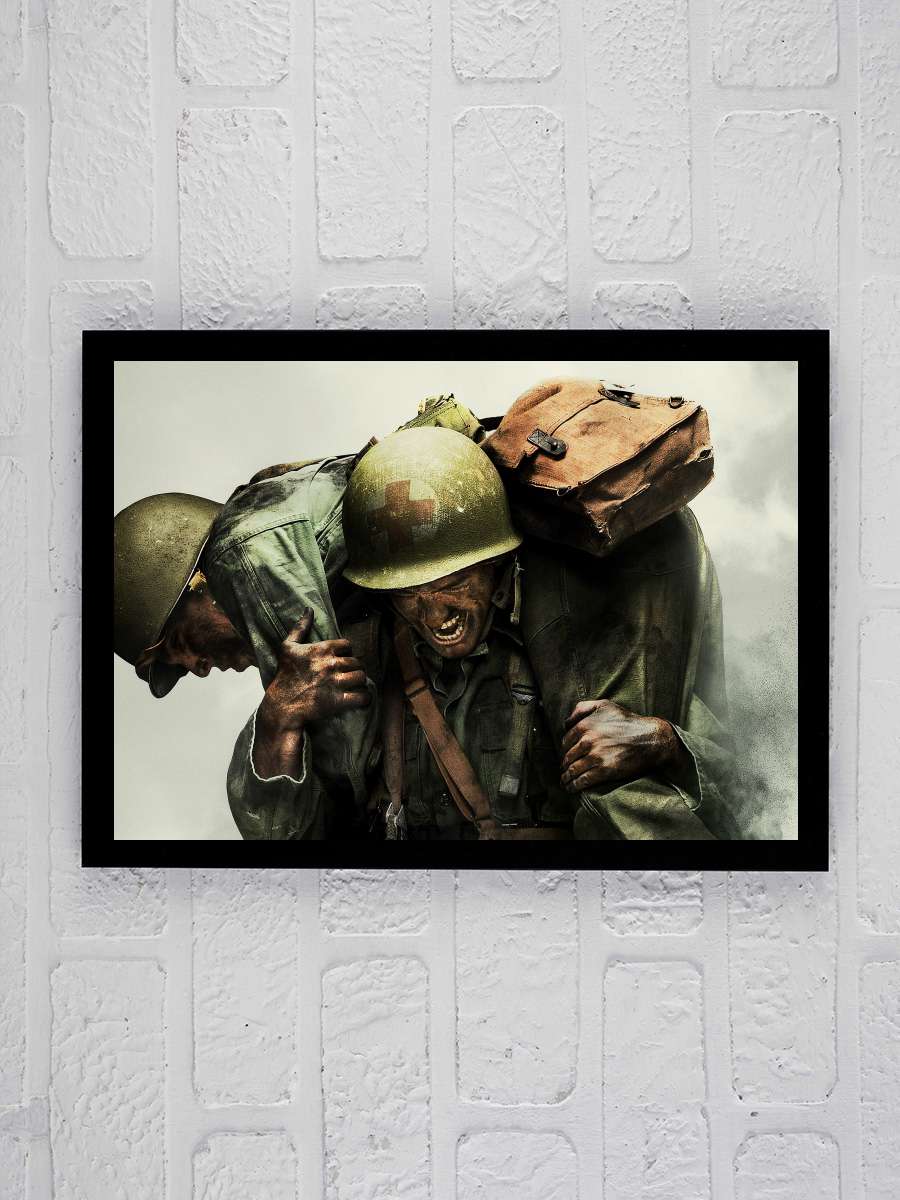 Savaş Vadisi - Hacksaw Ridge Film Tablo Siyah Çerçeveli Film Poster Afiş Tablo